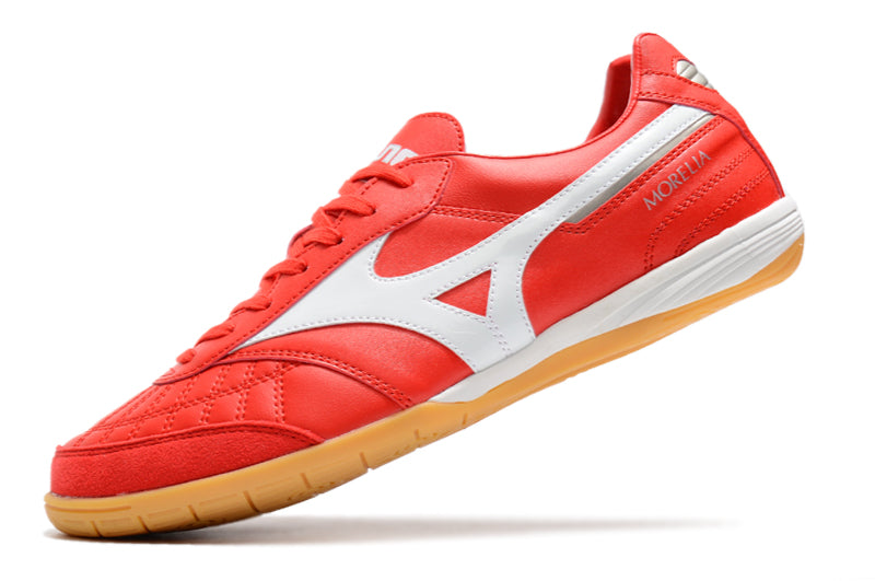 Bota de Fútbol Sala Mizuno Morelia Sala IC Roja e Blanca