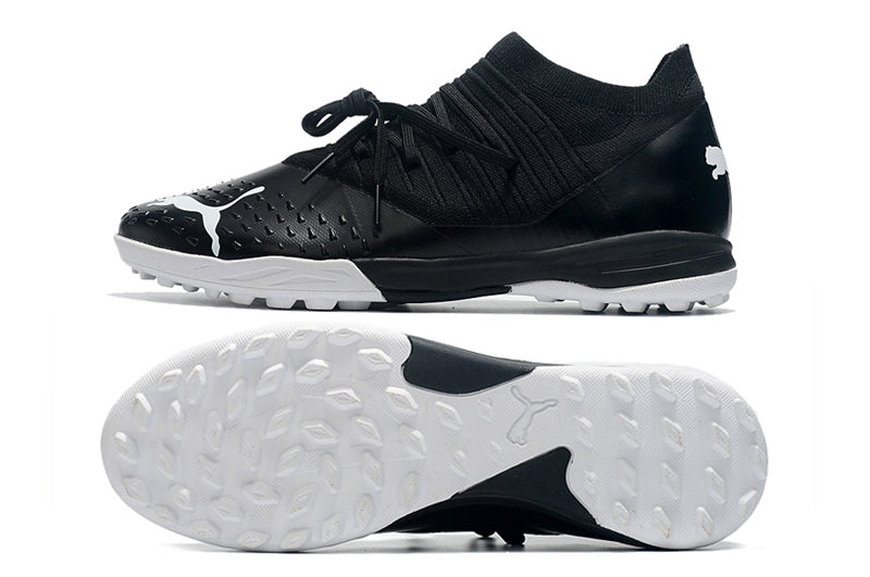 Bota de Fútbol para Césped Artificial Puma Future Z 1.3 TF Negra e Blanca