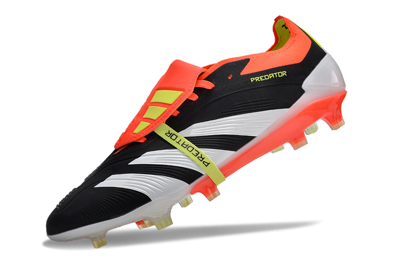 Bota de Fútbol Campo Adidas Predator FT 30 Elite FG Negra, Naranja e Blanco "Solar Energy Pack"