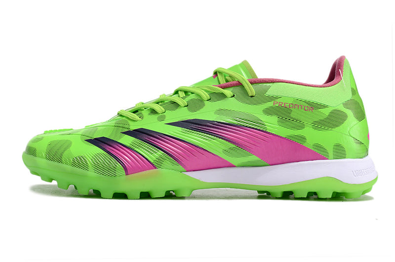 Bota de Fútbol para Césped Artificial Adidas Predator Elite TF Verde e Rosa