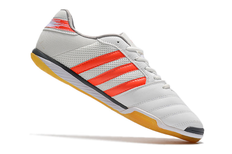 Bota de Fútbol Sala Adidas Top Sala IC Blanca e Naranja