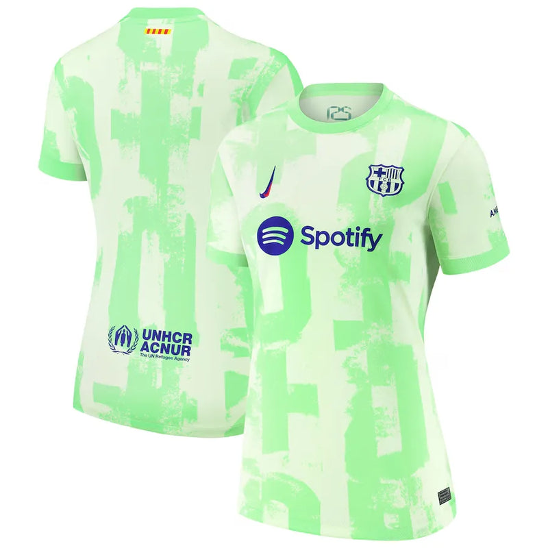 Camiseta Barcelona Mujer Tercera Equipación 24/25 - Verde