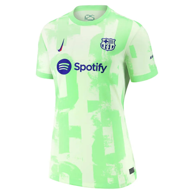 Camiseta Barcelona Mujer Tercera Equipación 24/25 - Verde