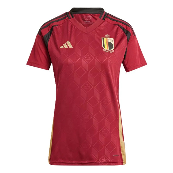 Camiseta Bélgica Mujer Primera Equipación 2024 - Roja
