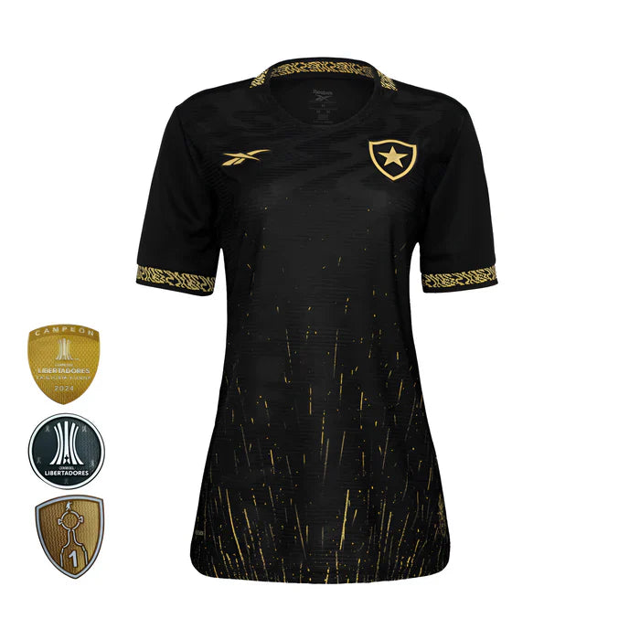 Camiseta Botafogo Mujer Segunda Equipación 24/25 - Negra