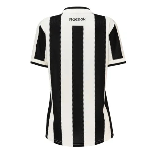 Camiseta Botafogo Mujer Primera Equipación 24/25 - Negra e Blanca