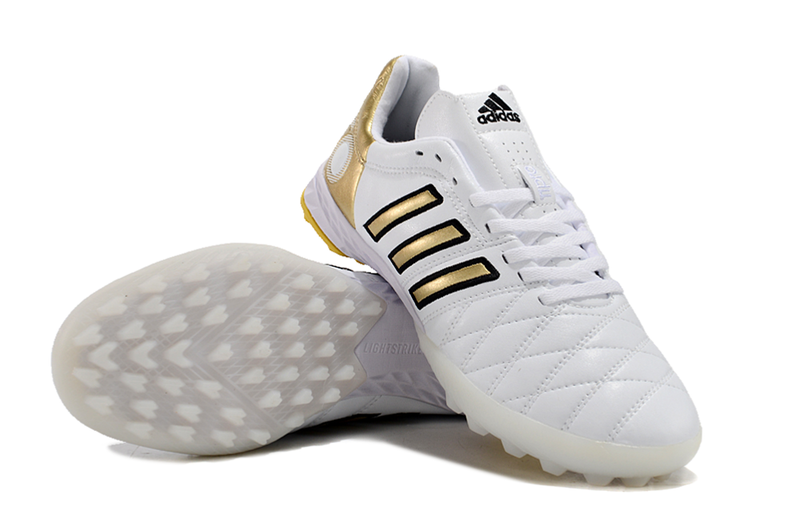 Bota de Fútbol para Césped Artificial Adidas AdiPure 11 Pro TF Blanca e Dourada "Toni Kroos"