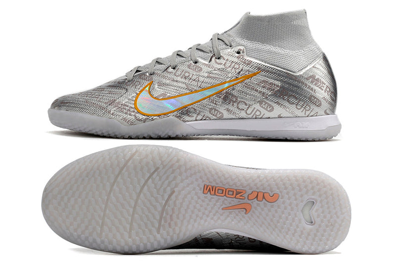 Bota de Fútbol Sala Nike Air Zoom Mercurial Superfly 9 Elite IC Prata "Anniversary Pack"