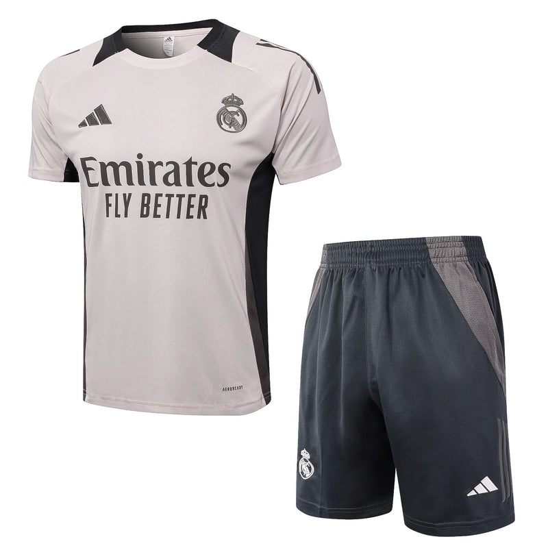 Conjunto Real Madrid Entrenamiento 24/25 - Gris Claro
