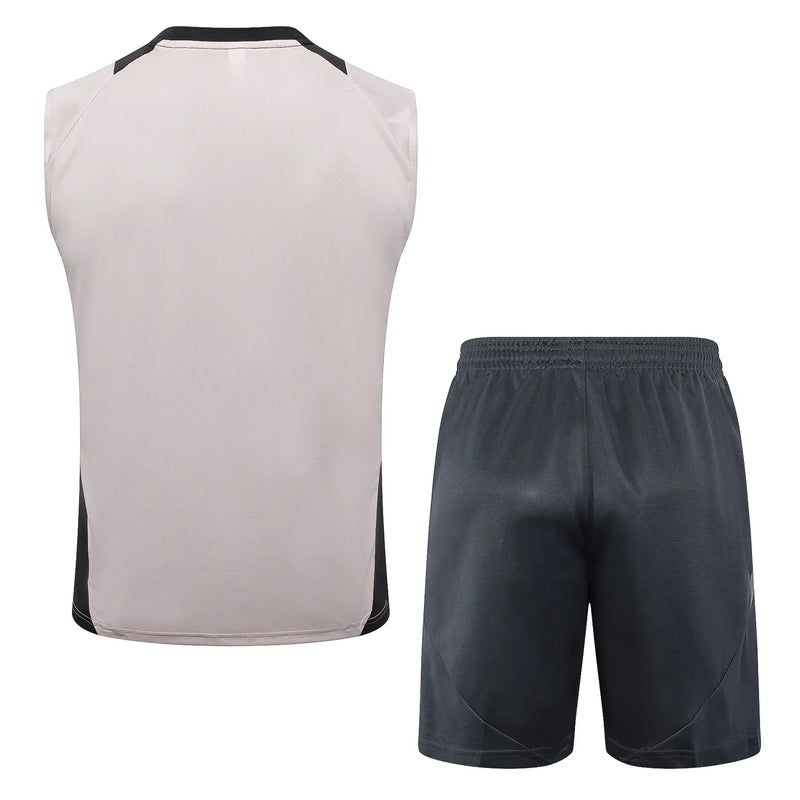 Conjunto Real Madrid Entrenamiento Regata 24/25 - Gris Claro