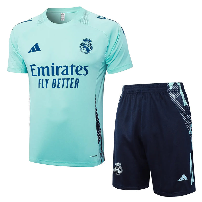 Conjunto Real Madrid Entrenamiento 24/25 - Azul Turquesa