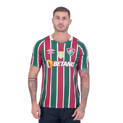 Camiseta Fluminense Primera Equipación 24/25 - Vinho e Verde