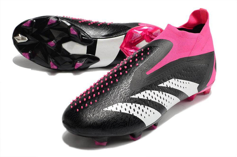 Bota de Fútbol Campo Adidas Predator Accuracy+ FG Rosa e Negro "Own You Football Pack"