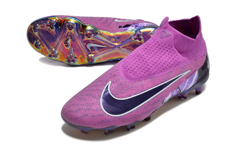 Bota de Fútbol Campo Nike Phantom GX DF Elite FG Morada "Thunder"