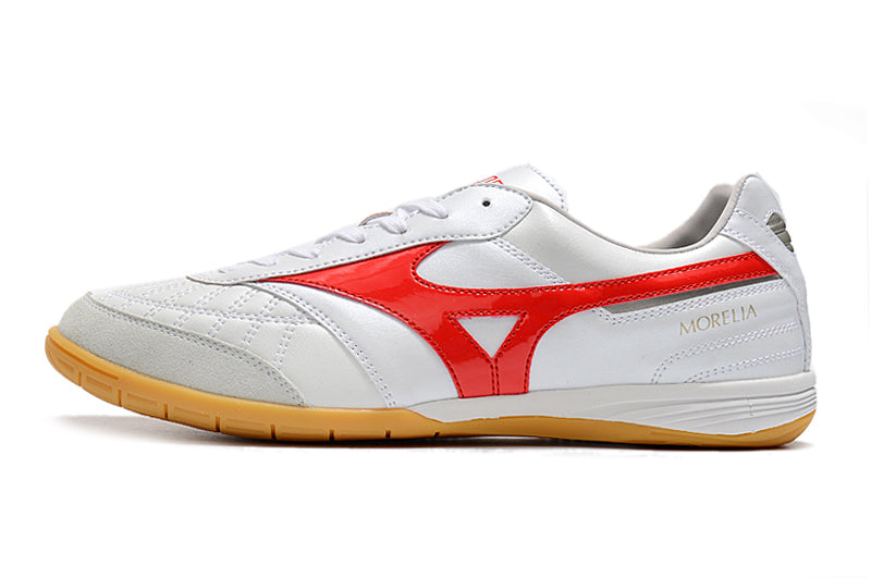 Bota de Fútbol Sala Mizuno Morelia Sala IC Blanca e Roja
