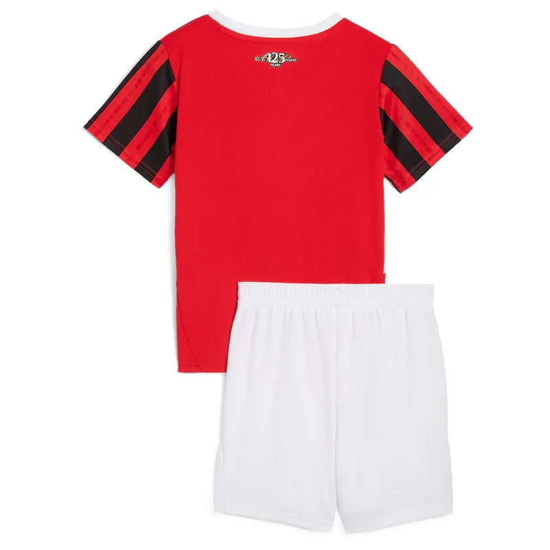 Conjunto Infantil Milan I 24/25 - Rojo e Negro