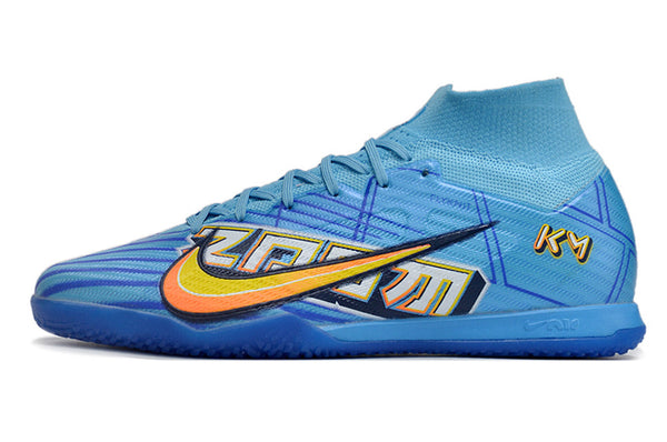 Bota de Fútbol Sala Nike Air Zoom Mercurial Superfly 9 Elite IC Azul "Mbappe Comic"