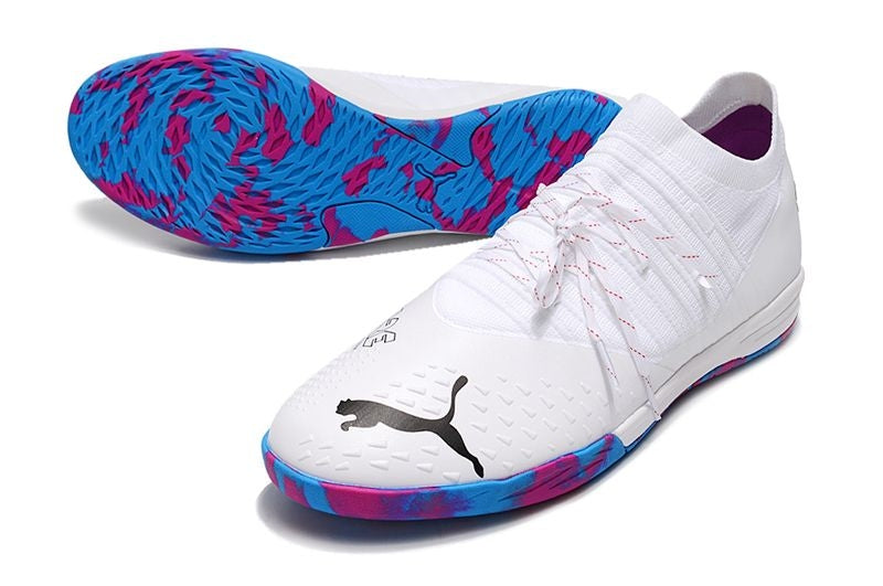 Bota de Fútbol Sala Puma Future Z 1.3 IC Blanca e Azul
