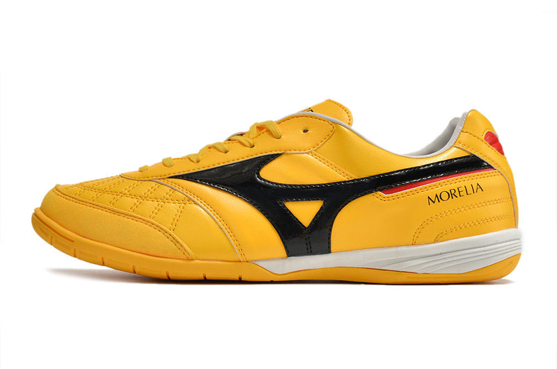 Bota de Fútbol Sala Mizuno Morelia Sala IC Amarilla e Negra