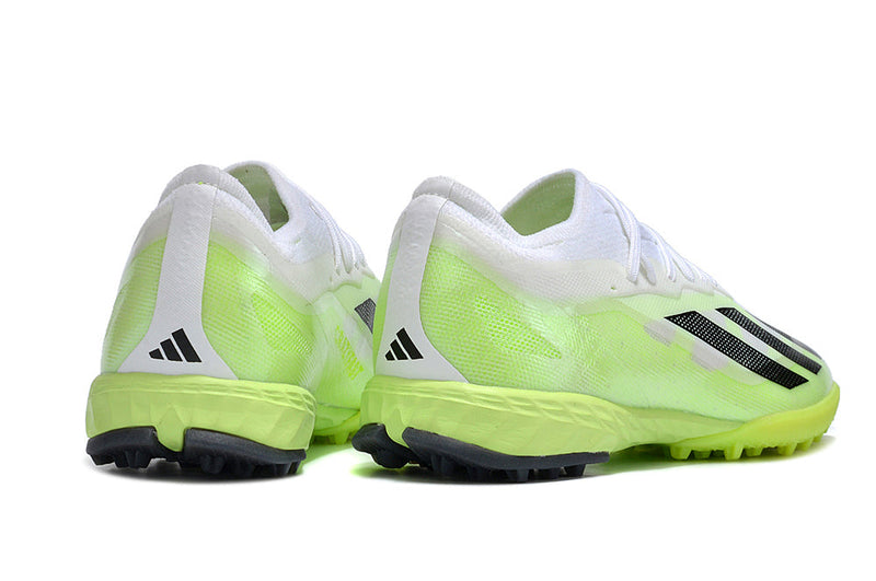 Bota de Fútbol para Césped Artificial Adidas X Crazyfast.1 TF Blanca e Verde "Crazyrush Pack"