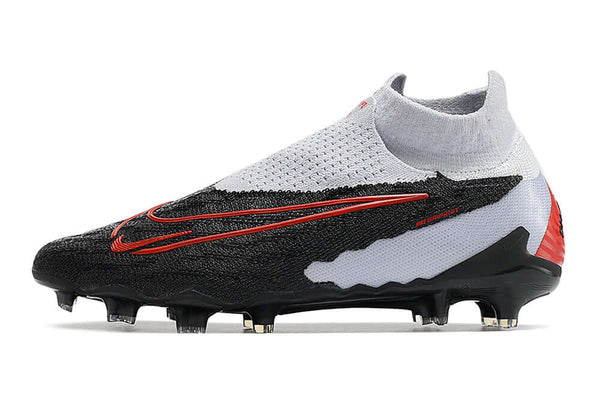 Bota de Fútbol Campo Nike Phantom GX DF Elite FG Blanca, Negra e Roja