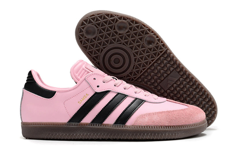 Bota de Fútbol Sala Adidas Lionel Messi x Samba IC Rosa e Negro