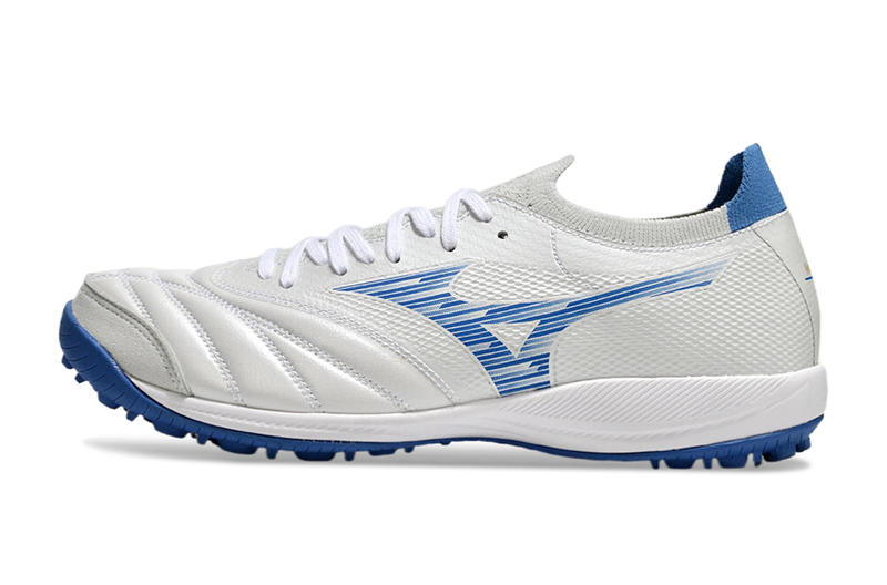 Bota de Fútbol para Césped Artificial Mizuno Morelia Neo Sala TF Blanca e Azul "Mugen Pack"