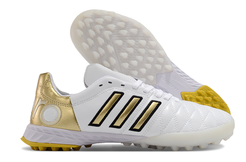 Bota de Fútbol para Césped Artificial Adidas AdiPure 11 Pro TF Blanca e Dourada "Toni Kroos"