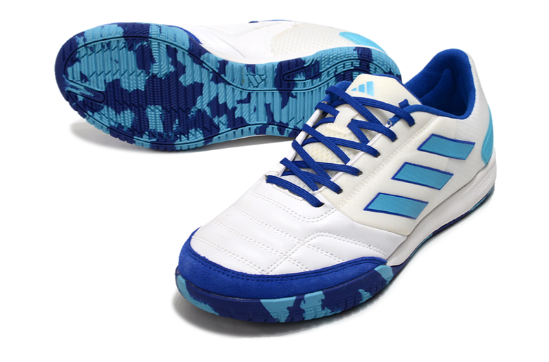 Bota de Fútbol Sala Adidas Competition Top IC Blanca e Azul