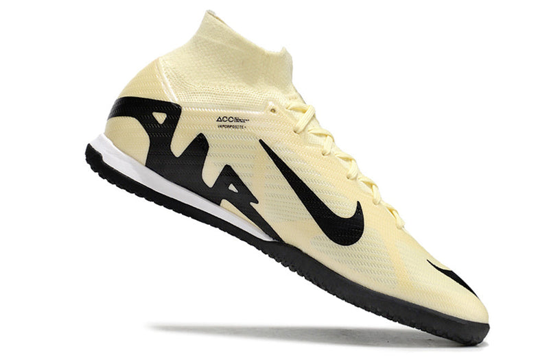 Bota de Fútbol Sala Nike Air Zoom Mercurial Superfly 9 Elite IC Bege e Negra "Mad Ready Pack"