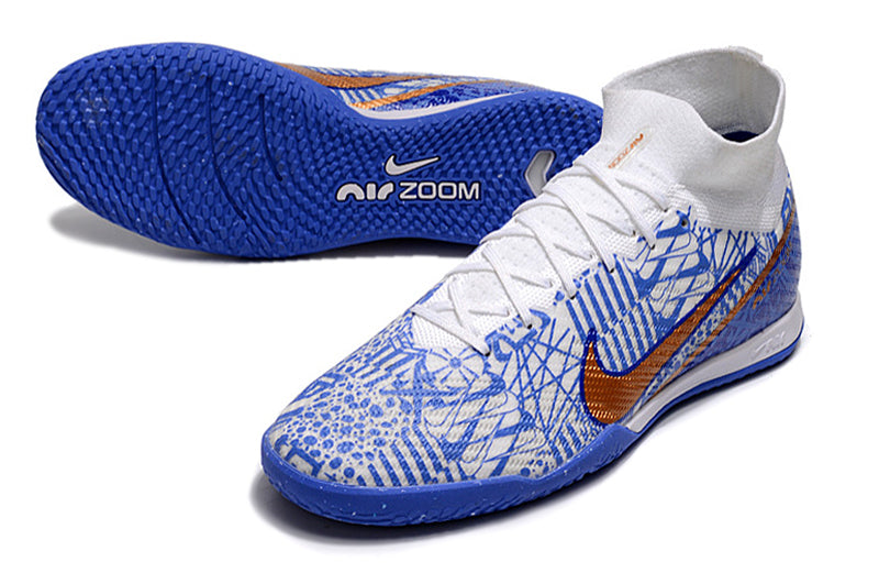 Bota de Fútbol Sala Nike Air Zoom Mercurial Superfly 9 Elite IC Azul "CR7"