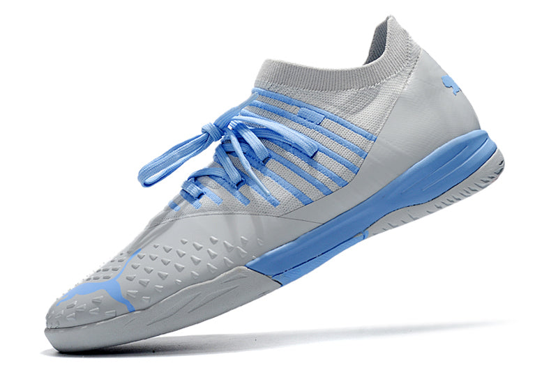 Bota de Fútbol Sala Puma Future Z 1.3 IC Prata e Azul "Neymar Rare"