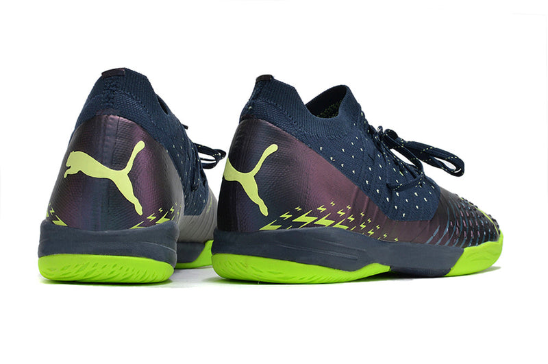 Bota de Fútbol Sala Puma Future Z 1.3 IC Azul e Verde "Fatest Pack"