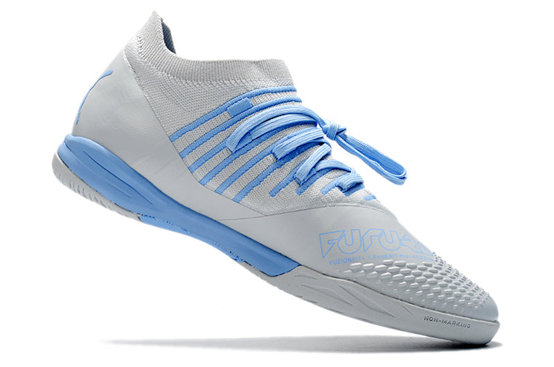 Bota de Fútbol Sala Puma Future Z 1.3 IC Prata e Azul "Neymar Rare"