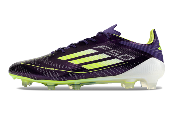 Bota de Fútbol Campo Adidas F50 FG Morada e Verde "Fast Reborn"