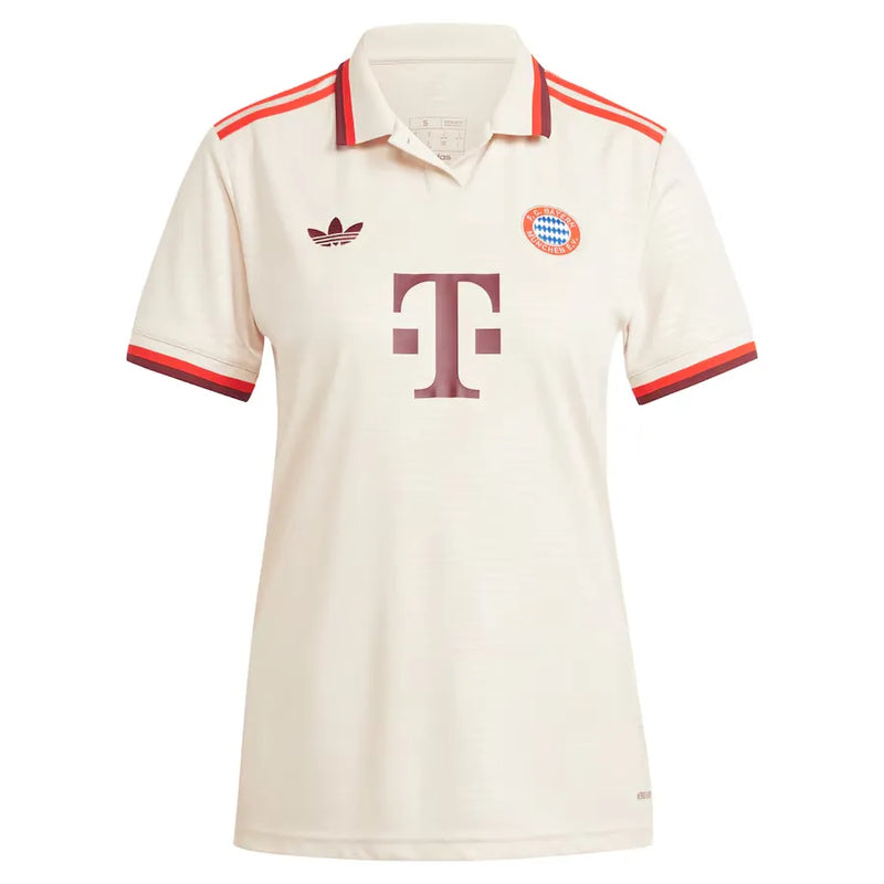 Camiseta Bayern Múnich Mujer Tercera Equipación 24/25 - Bege