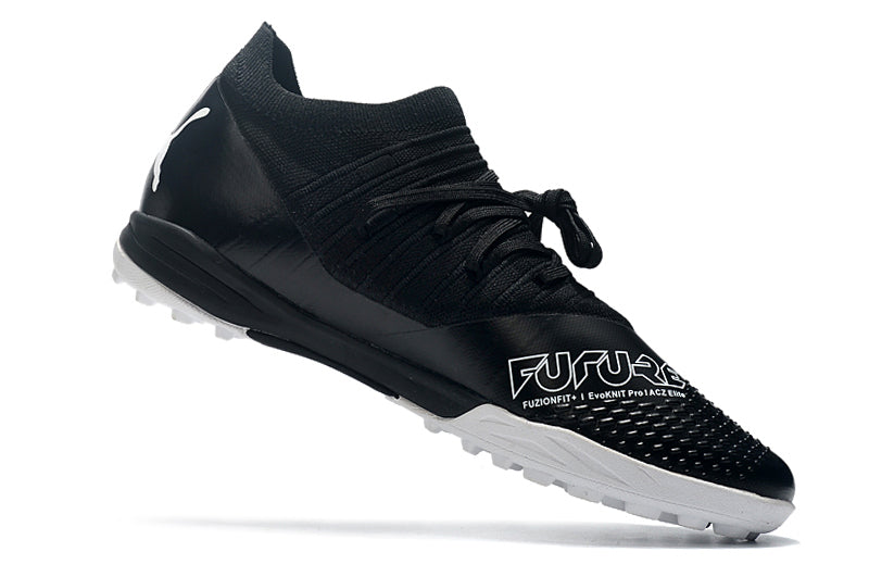 Bota de Fútbol para Césped Artificial Puma Future Z 1.3 TF Negra e Blanca