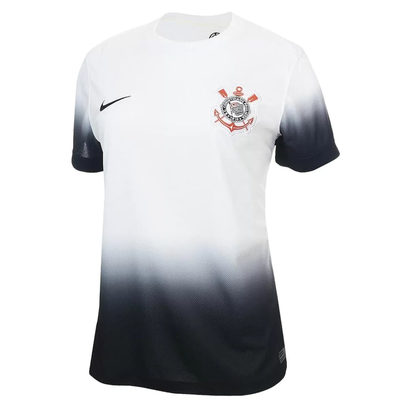 Camiseta Corinthians Mujer Primera Equipación 24/25 - Blanca