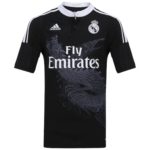 Camiseta Real Madrid Tercera Equipación 14/15 Retro - Negra