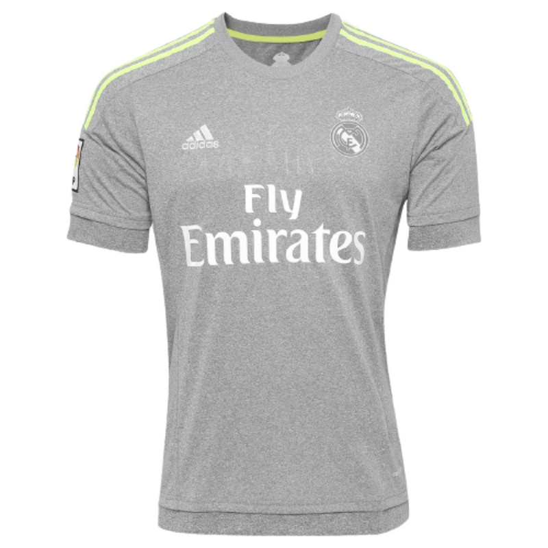 Camiseta Real Madrid Segunda Equipación 15/16 Retro - Gris