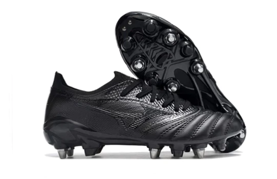 Bota de Fútbol Campo Mizuno Morelia Neo 3 Trava Mista Negra