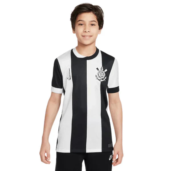 Conjunto Infantil Corinthians III 24/25 - Negro e Blanco