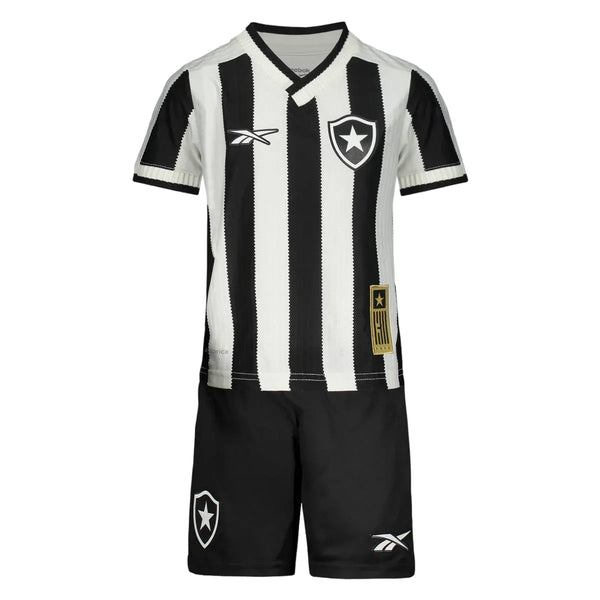 Conjunto Infantil Botafogo I 24/25 - Negro e Blanco