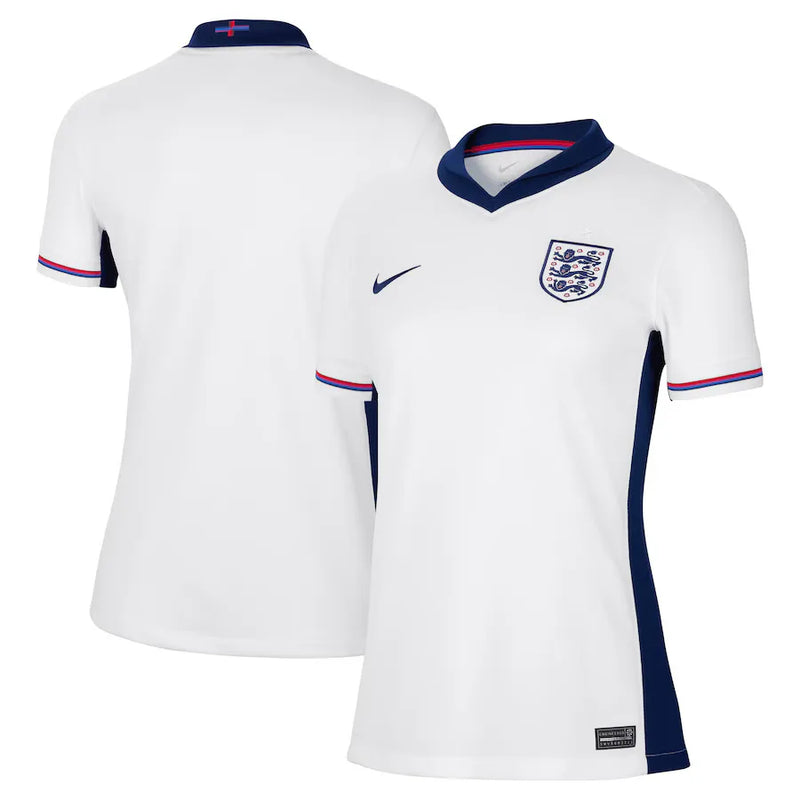 Camiseta Inglaterra Mujer Primera Equipación 2024 - Blanca