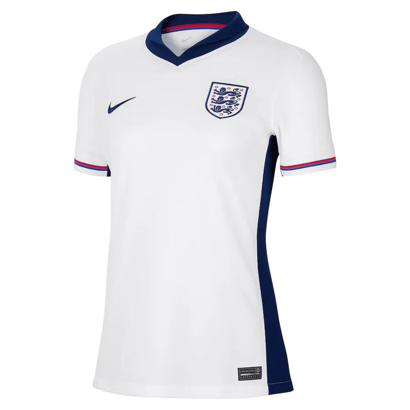 Camiseta Inglaterra Mujer Primera Equipación 2024 - Blanca