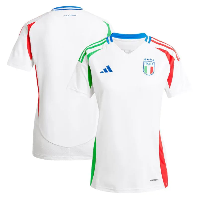 Camiseta Itália Mujer Segunda Equipación 2024 - Blanca