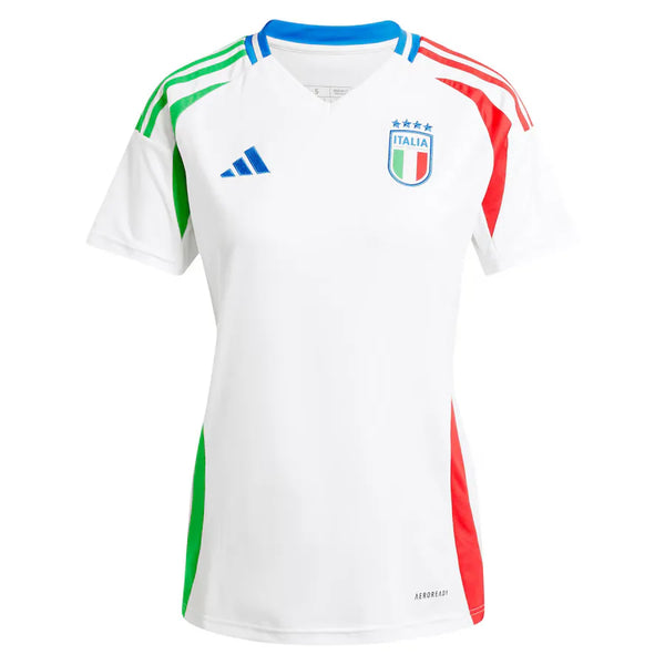 Camiseta Itália Mujer Segunda Equipación 2024 - Blanca