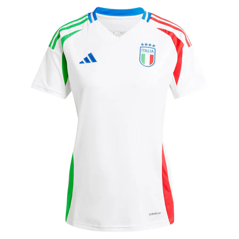 Camiseta Itália Mujer Segunda Equipación 2024 - Blanca