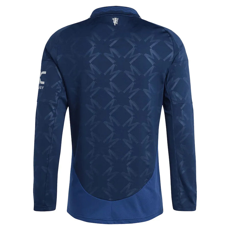 Camiseta Manchester United Segunda Equipación 24/25 Manga Larga - Azul
