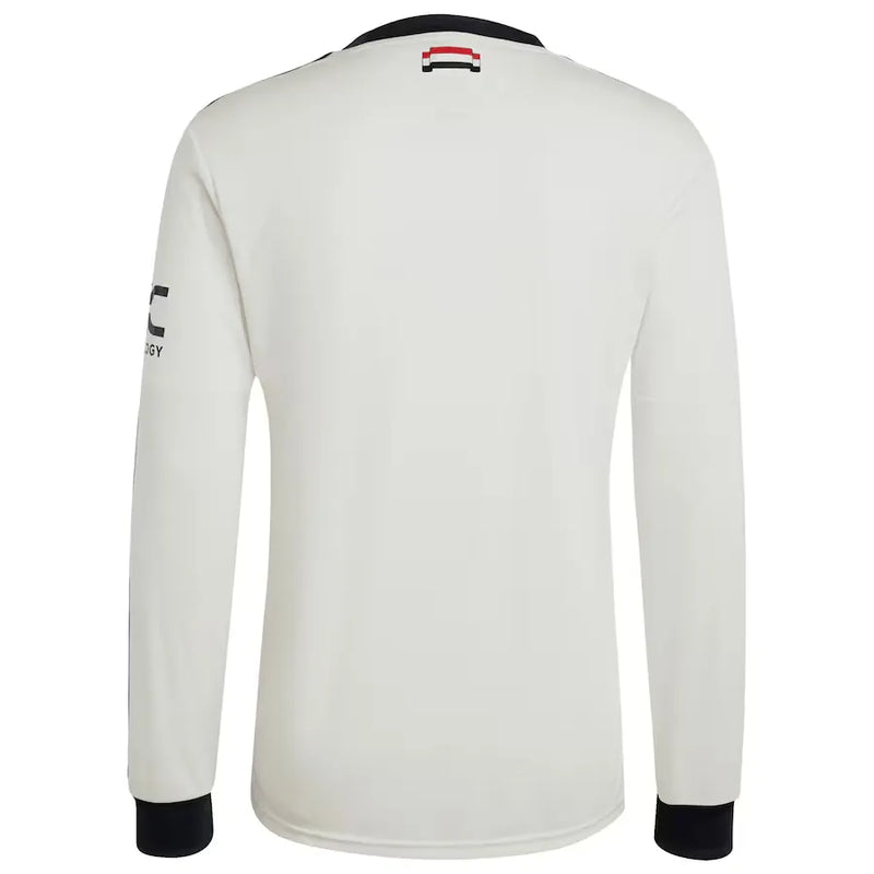 Camiseta Manchester United Tercera Equipación 24/25 Manga Larga - Blanca